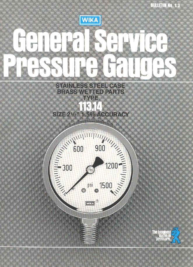 Central Supply Company Catalogs Wika